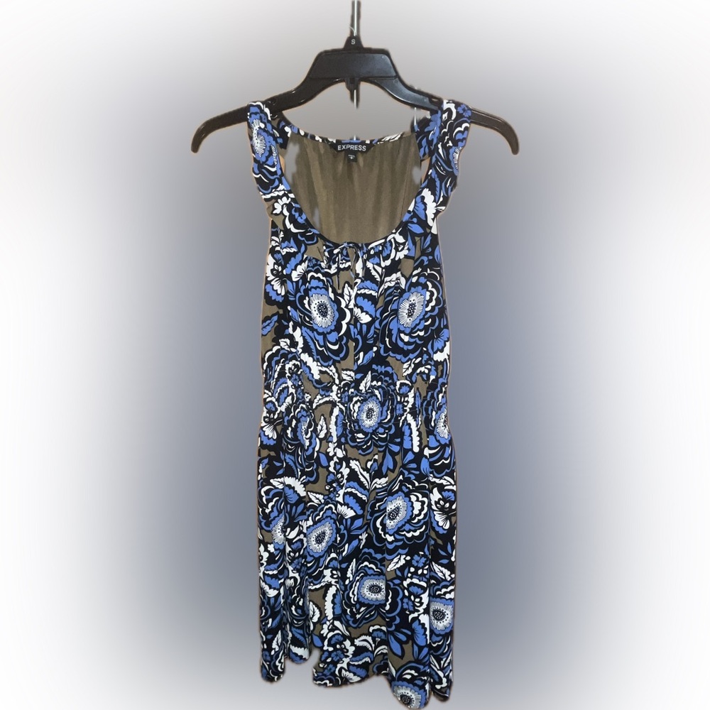 Express Floral Sleeveless Dress S